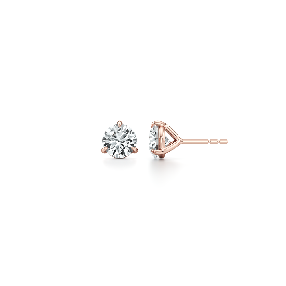 Chelsea Essential Lab Diamond Round Brilliant Martini Studs image 32