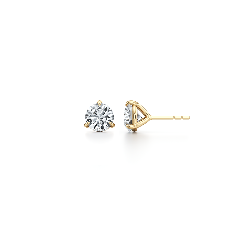 Chelsea Essential Lab Diamond Round Brilliant Martini Studs image 29