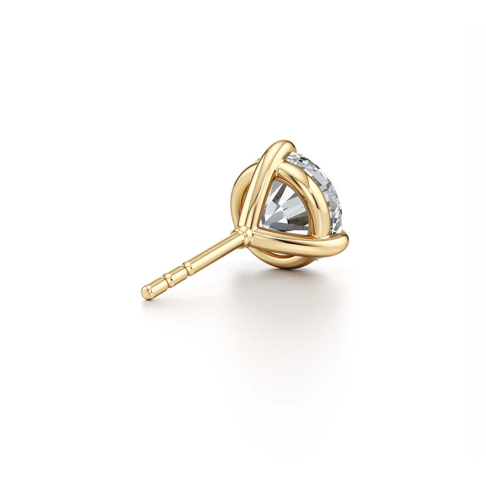 Chelsea Essential Lab Diamond Round Brilliant Martini Studs image 30