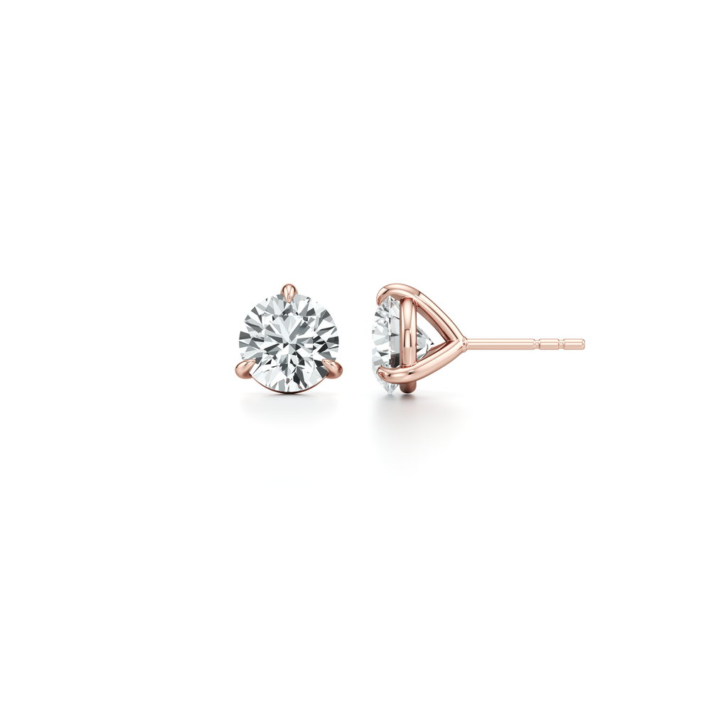 Chelsea Essential Lab Diamond Round Brilliant Martini Studs image 44