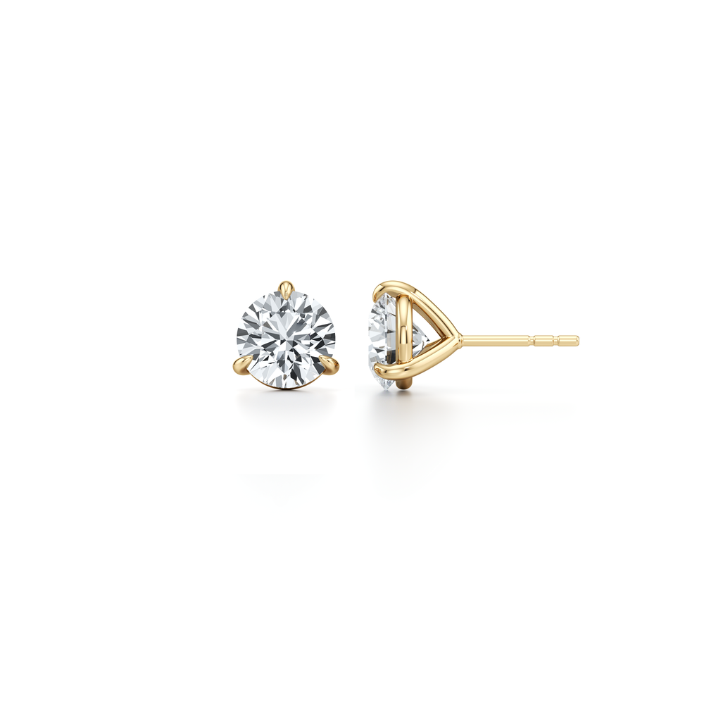 Chelsea Essential Lab Diamond Round Brilliant Martini Studs image 41