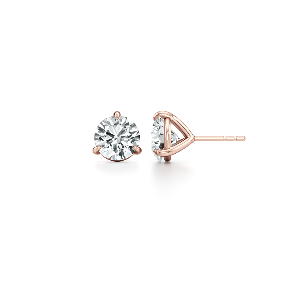 Chelsea Essential Lab Diamond Round Brilliant Martini Studs image 56