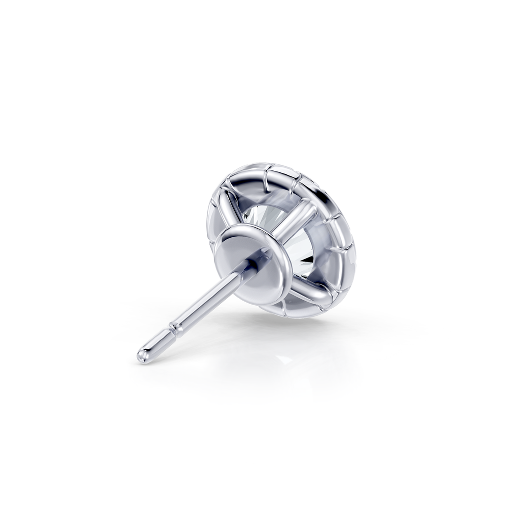 Soho Bezel Essential Lab Diamond Round Brilliant Studs image 24