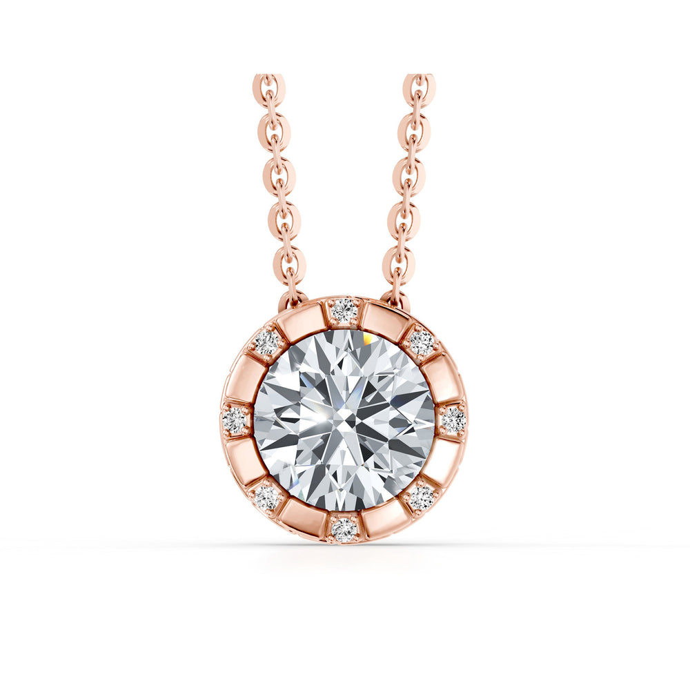 Soho Bezel Round Brilliant Studded Necklace image 10