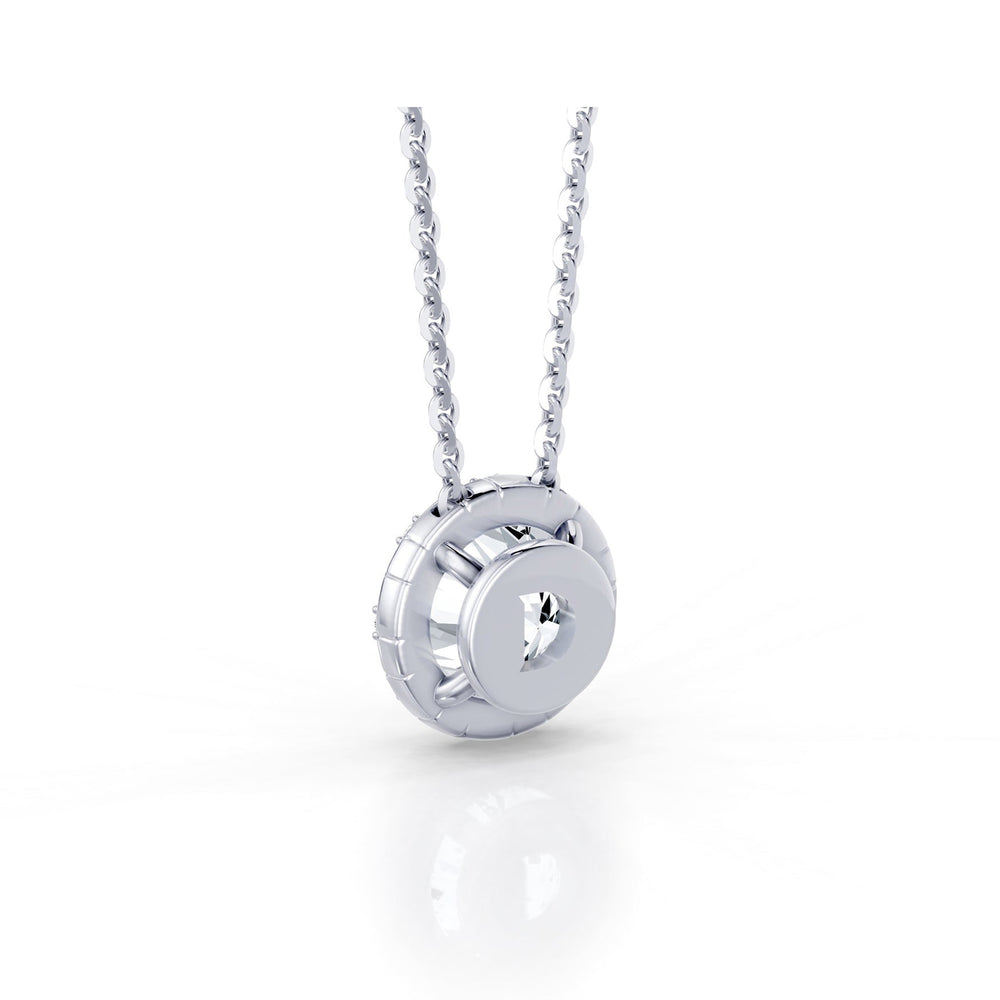 Soho Bezel Round Brilliant Studded Necklace image 4