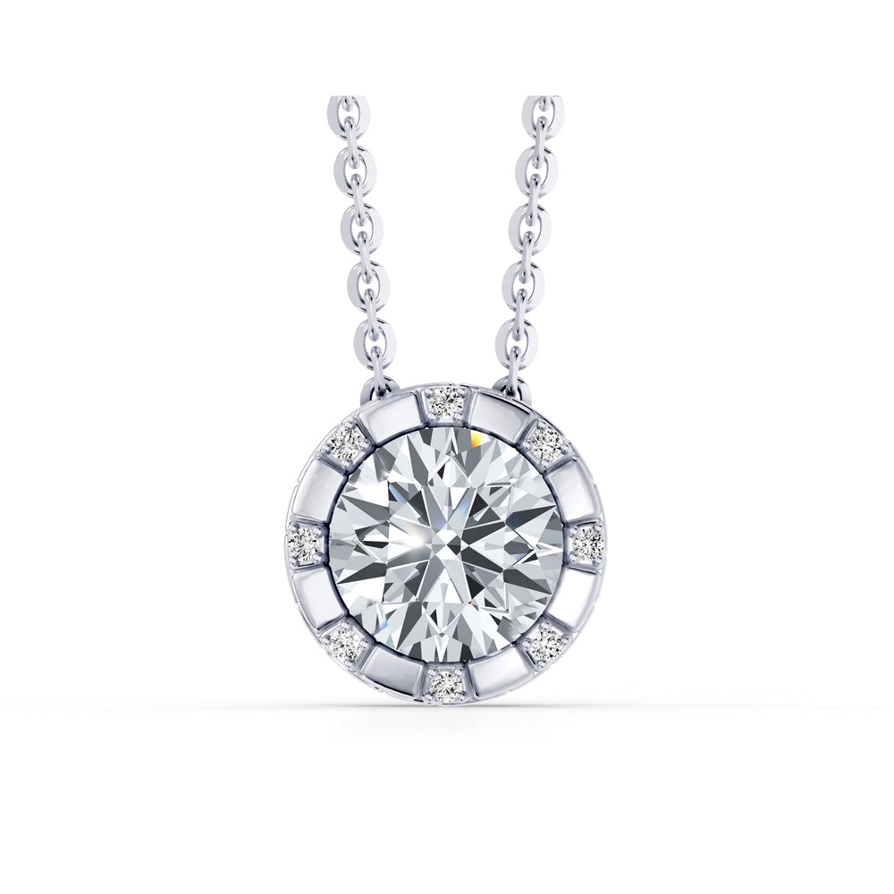 Soho Bezel Round Brilliant Studded Necklace image 2
