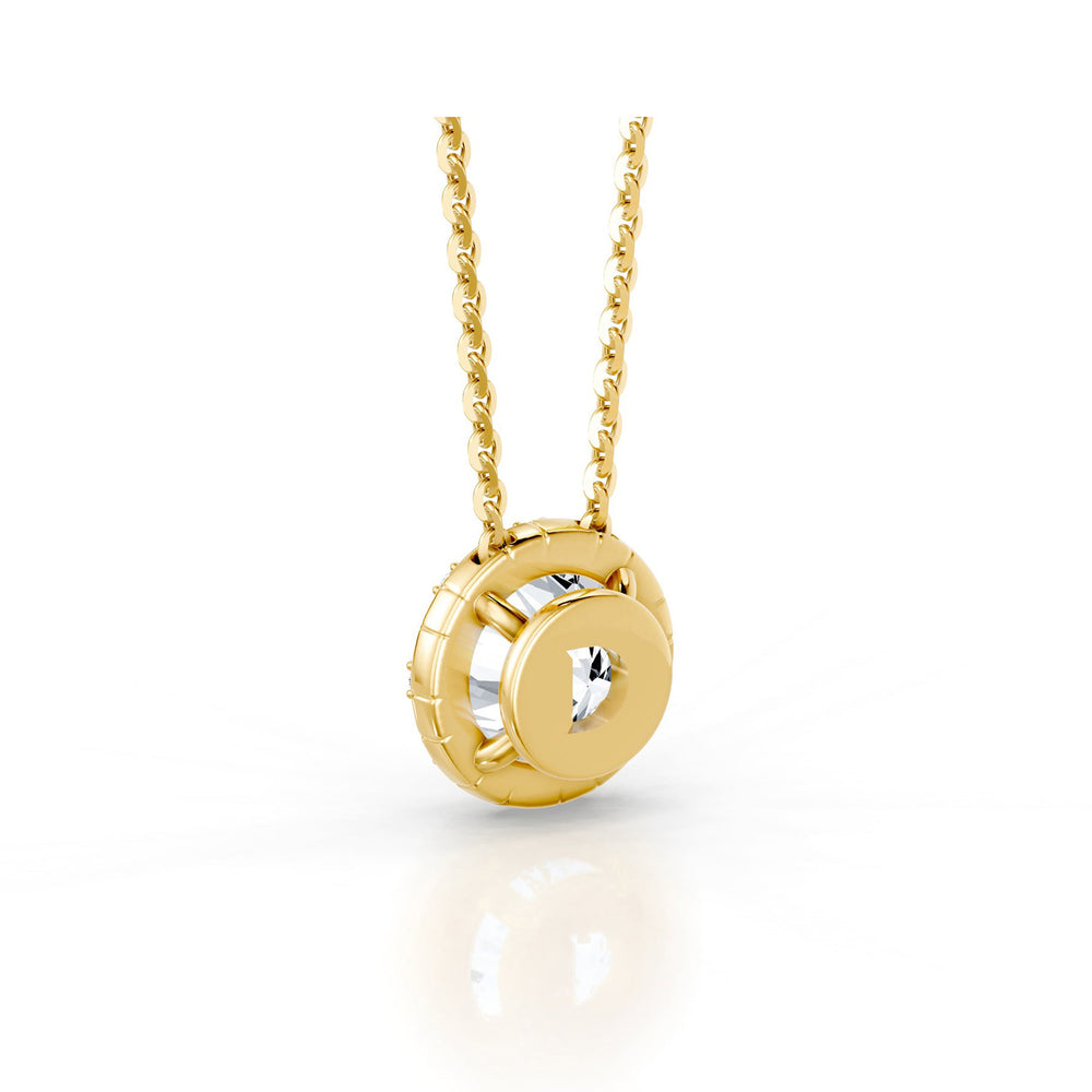 Soho Bezel Round Brilliant Studded Necklace image 8