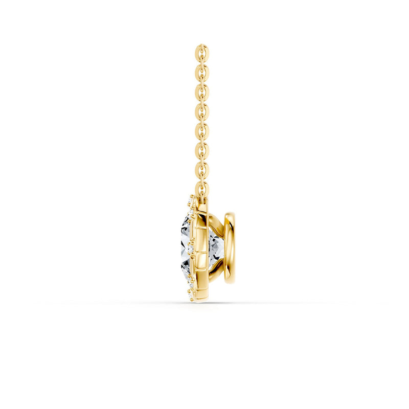 Soho Bezel Round Brilliant Studded Necklace image 7