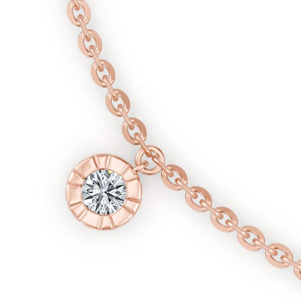 Soho Bezel Lab Diamond Charm Bracelet image 10