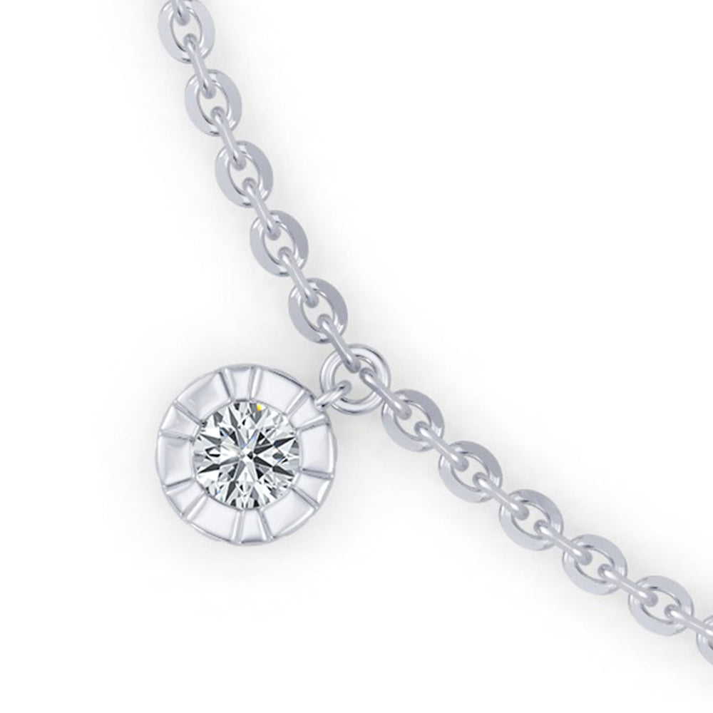 Soho Bezel Lab Diamond Charm Bracelet image 14