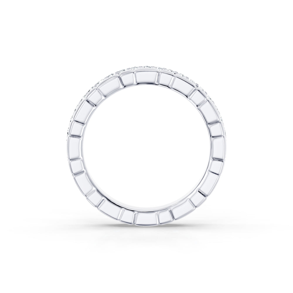 Soho 3MM Dual Band - One Row Pavé image 15