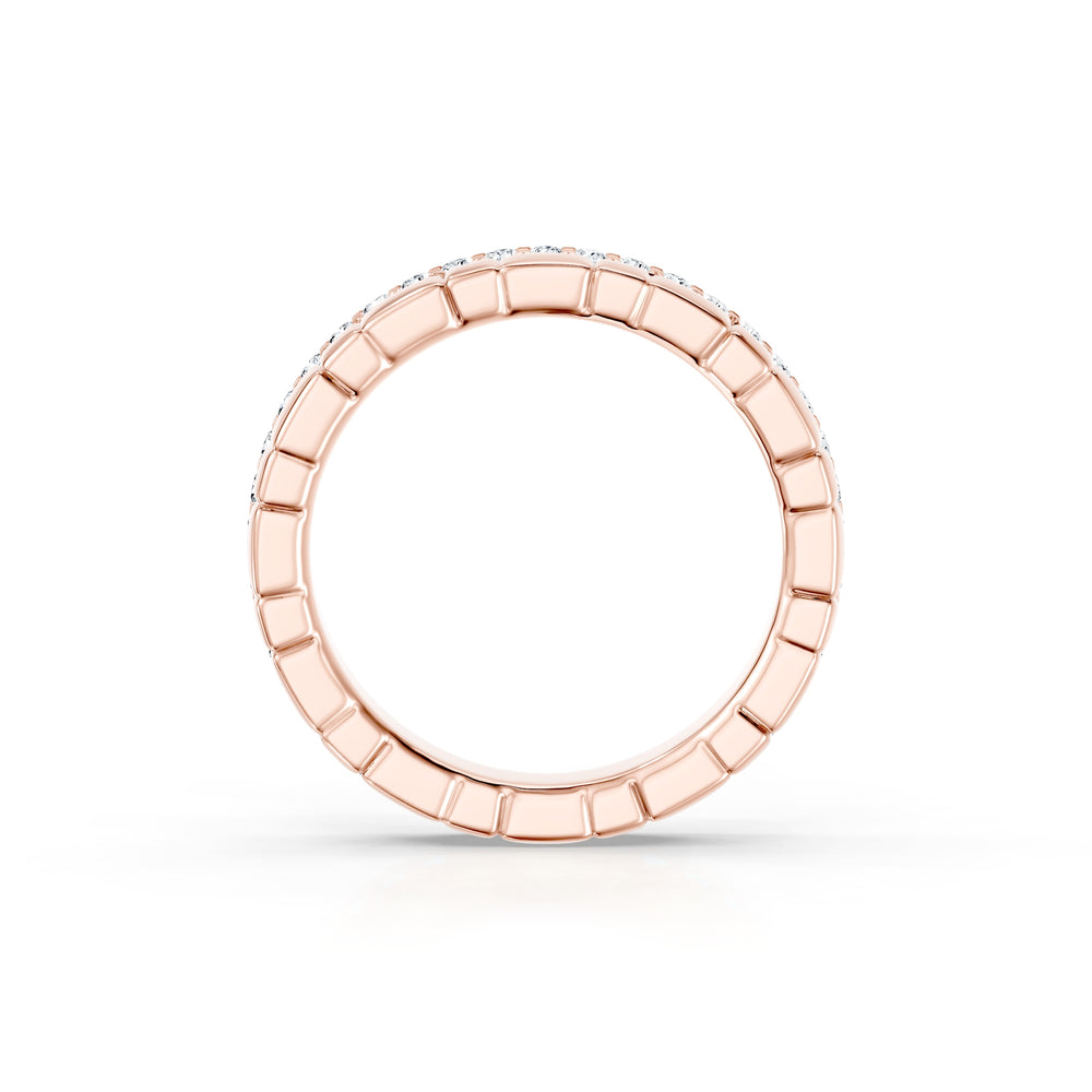 Soho 3MM Dual Band - One Row Pavé image 11