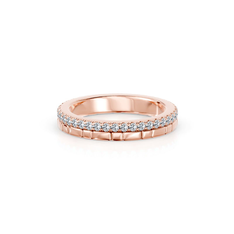 Soho 3MM Dual Band - One Row Pavé image 9