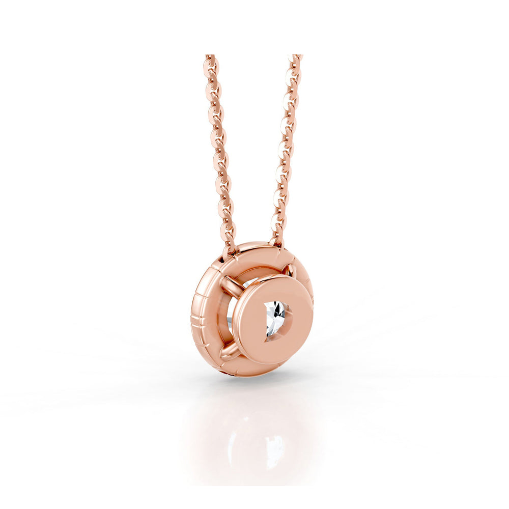 Soho Bezel Essential Lab Diamond Round Brilliant Necklace image 28