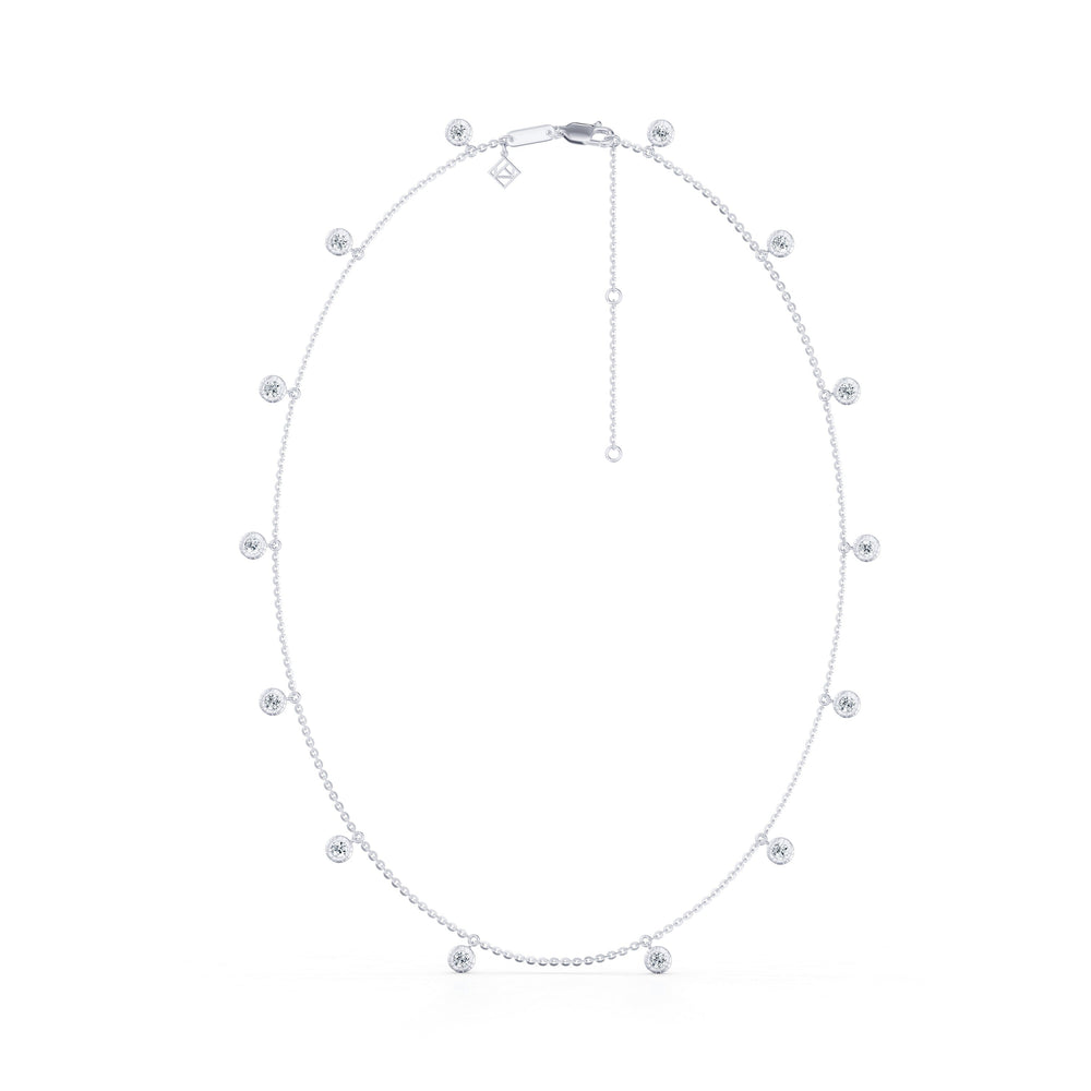 Soho Bezel Set Lab Diamond Charm Necklace image 20