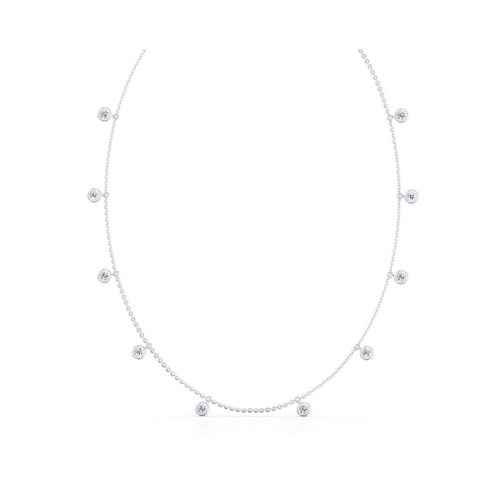 Soho Bezel Set Lab Diamond Charm Necklace image 16