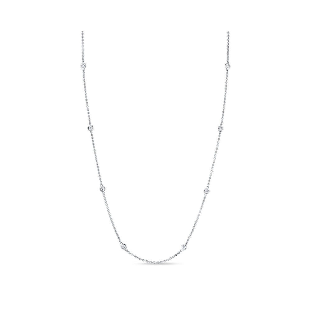 Bezel By The Yard Lab Diamond Necklace image 1