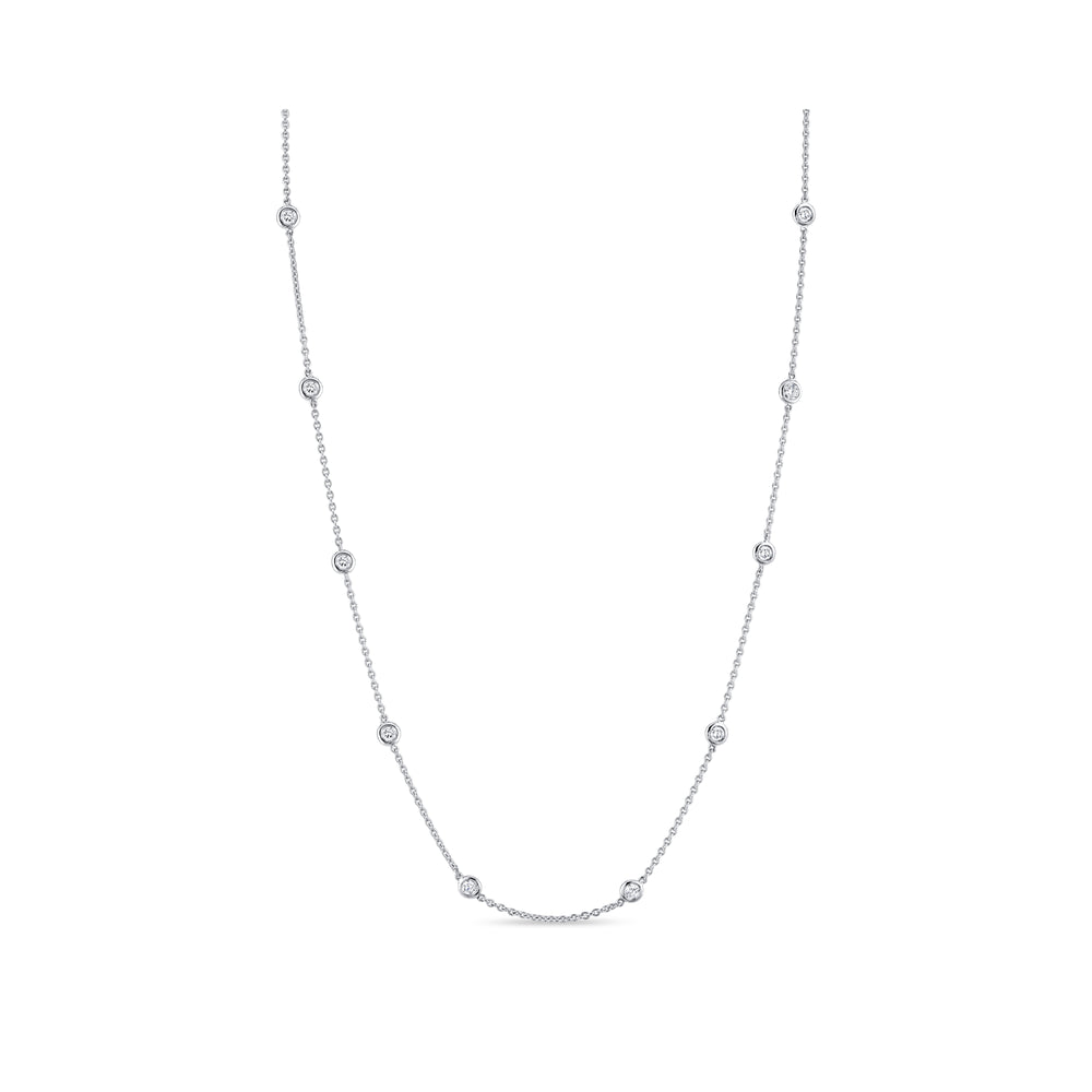 Bezel By The Yard Lab Diamond Necklace image 9