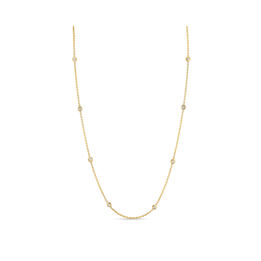 Bezel By The Yard Lab Diamond Necklace image 3
