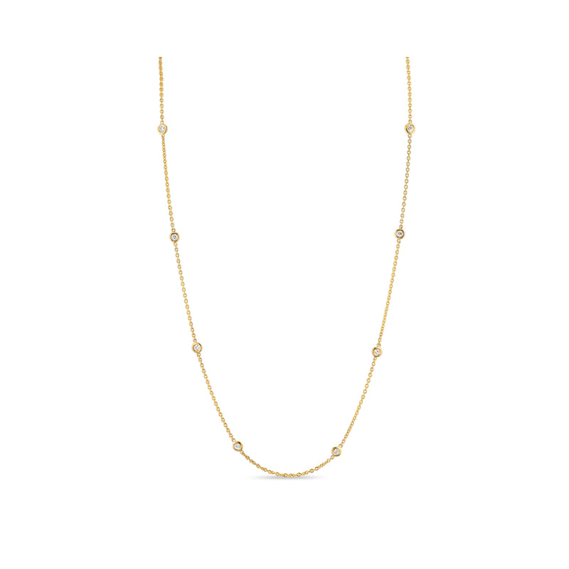 Bezel By The Yard Lab Diamond Necklace image 3