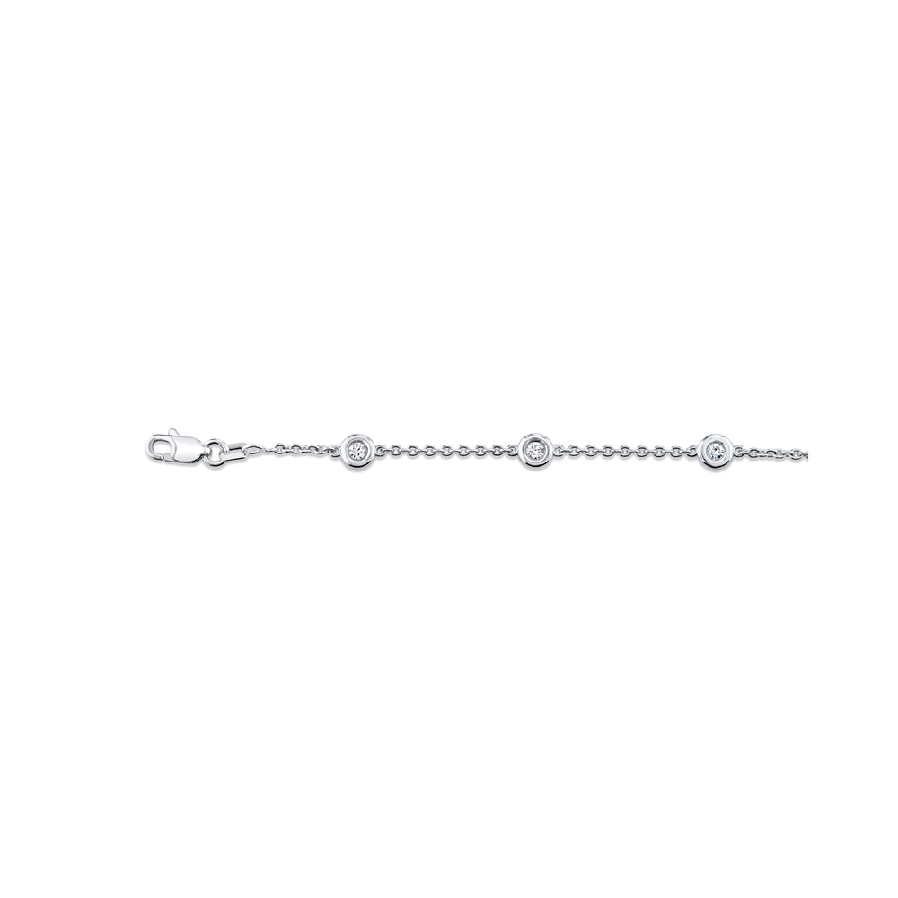 Bezel By The Yard Lab Diamond Bracelet image 2