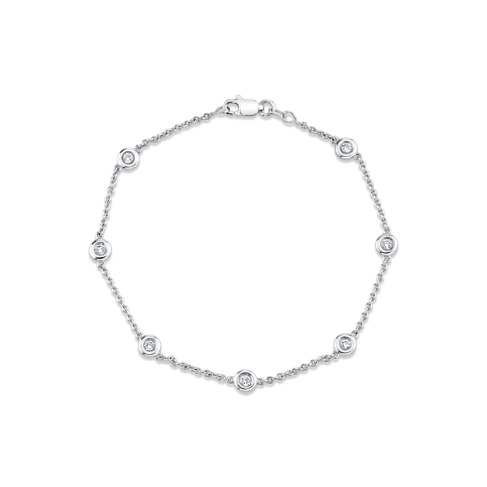 Bezel By The Yard Lab Diamond Bracelet image 7