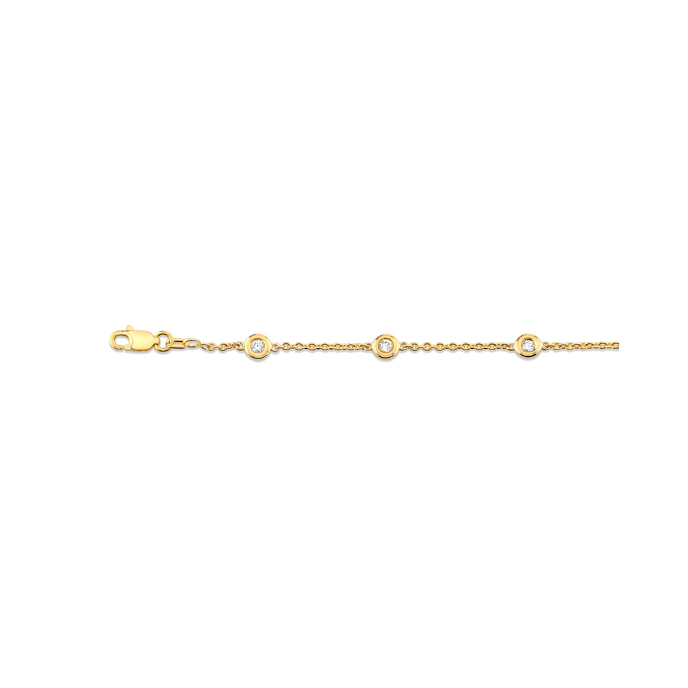 Bezel By The Yard Lab Diamond Bracelet image 5