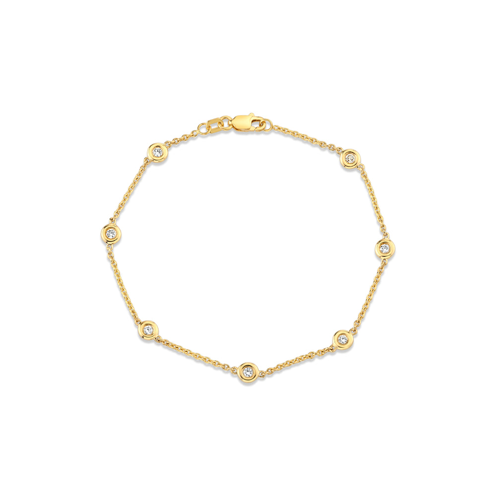 Bezel By The Yard Lab Diamond Bracelet image 4