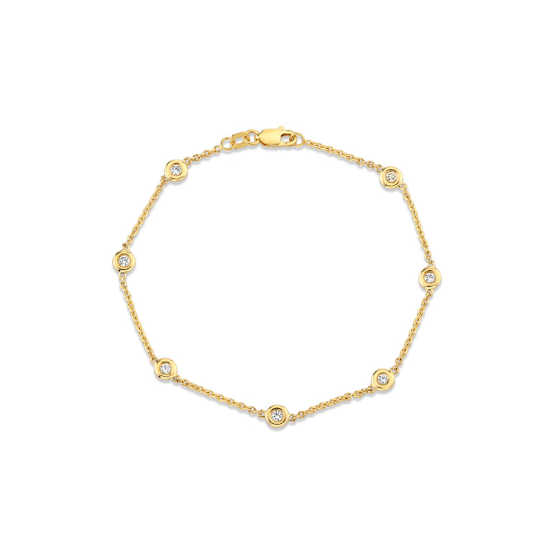 Bezel By The Yard Lab Diamond Bracelet image 4