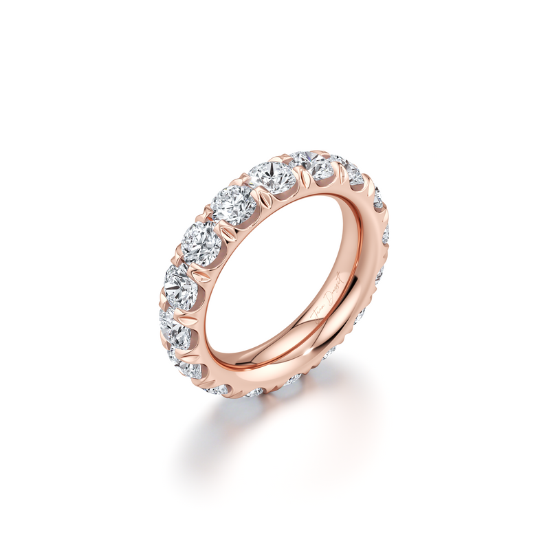 Audrey Large Lab Diamond Eternity Band image 12