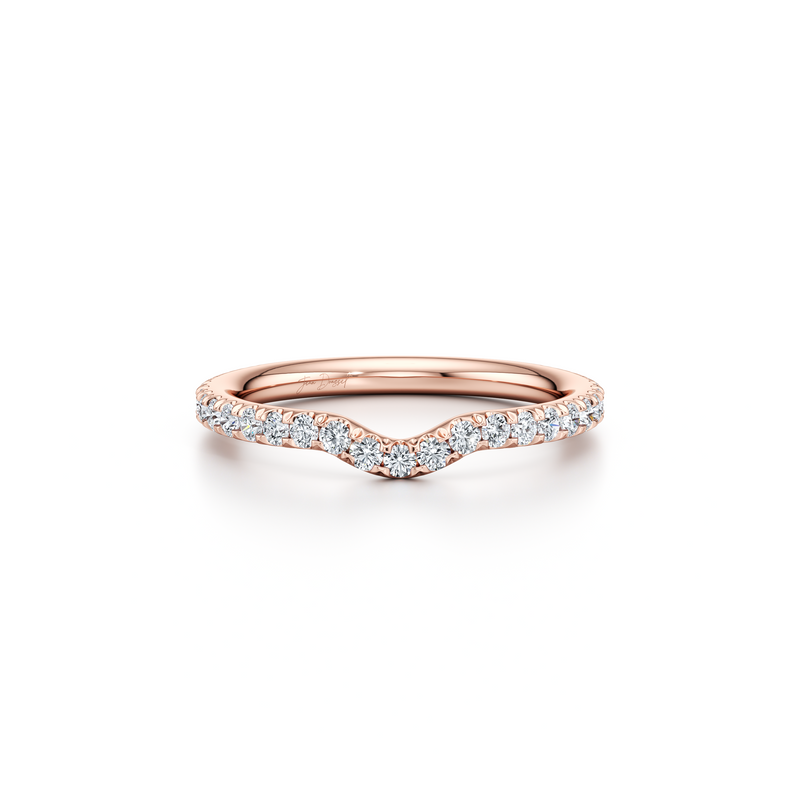 Contour Band - One Row Pavé image 6