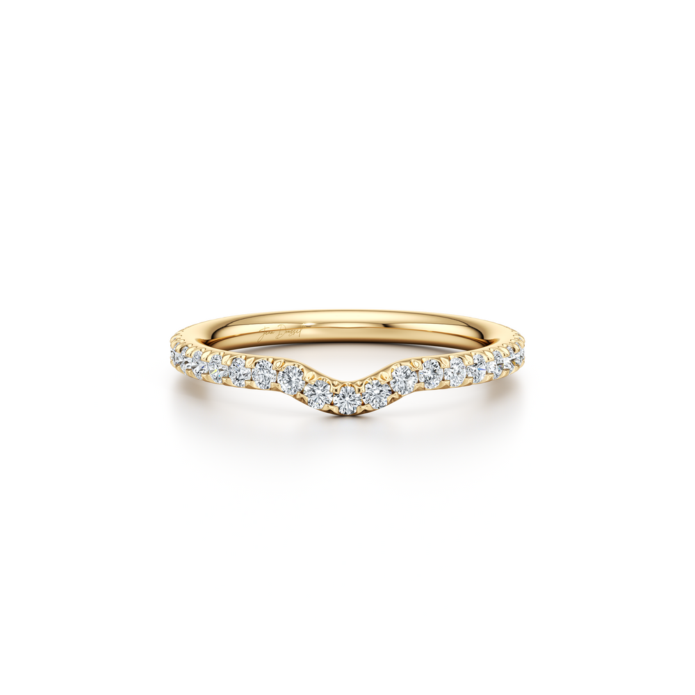 Contour Band - One Row Pavé image 4