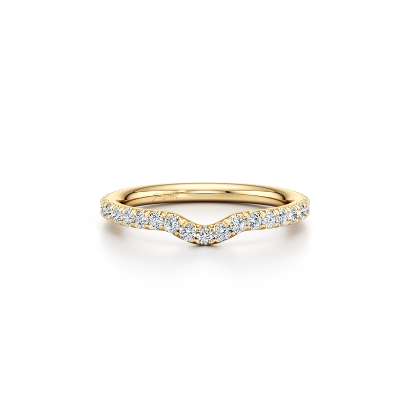Contour Band - One Row Pavé image 4