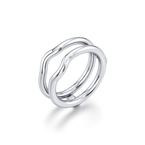 Chelsea Baguette Three Stone Lab Diamond Engagement Ring image 1