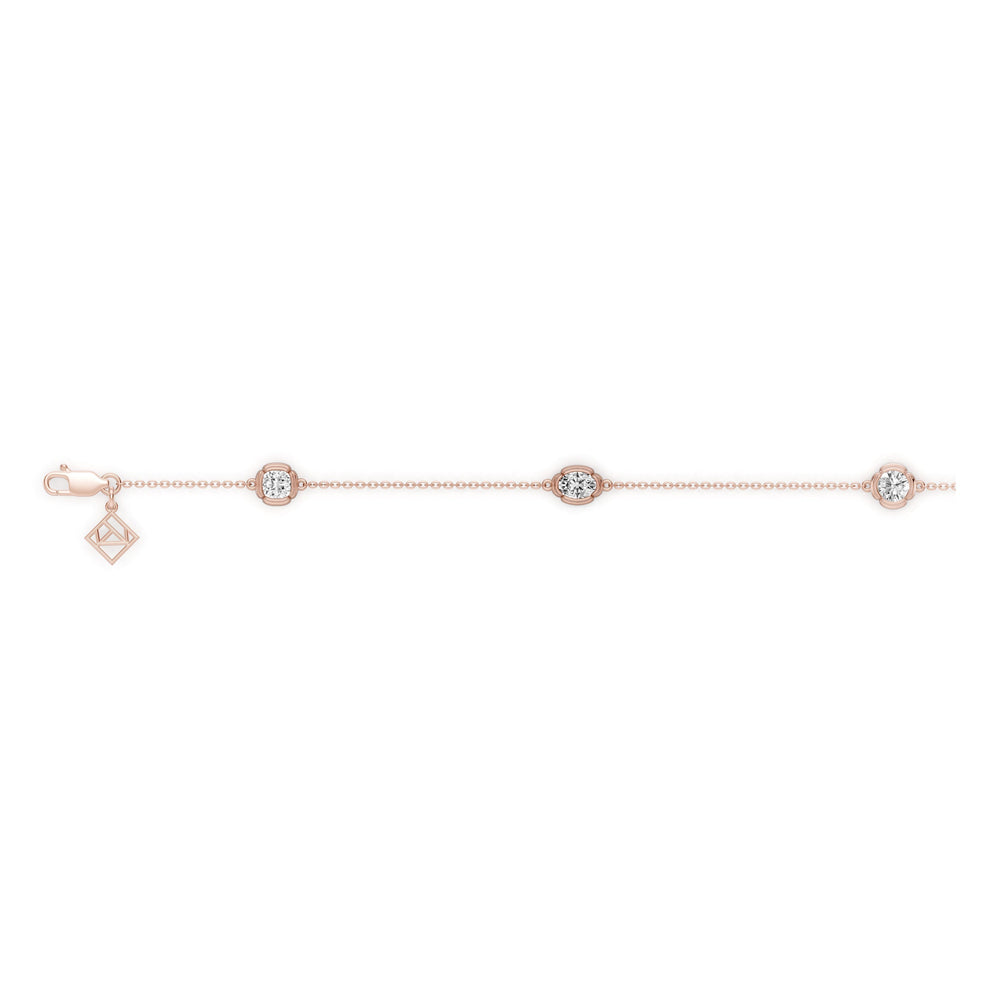 Dorée By The Yard Mixed Shape Lab Diamond Bracelet image 11