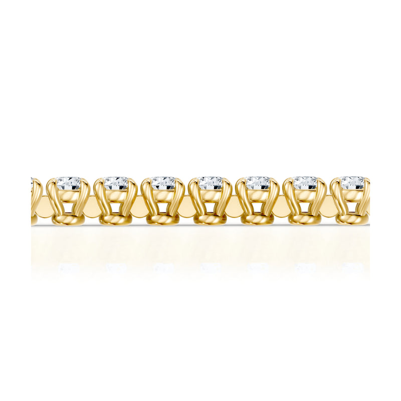 Olivia Round Brilliant Lab Diamond Tennis Bracelet image 7