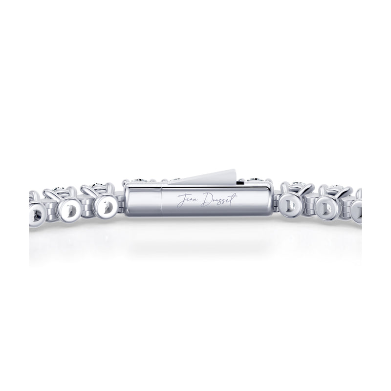 Olivia Round Brilliant Lab Diamond Tennis Bracelet image 3
