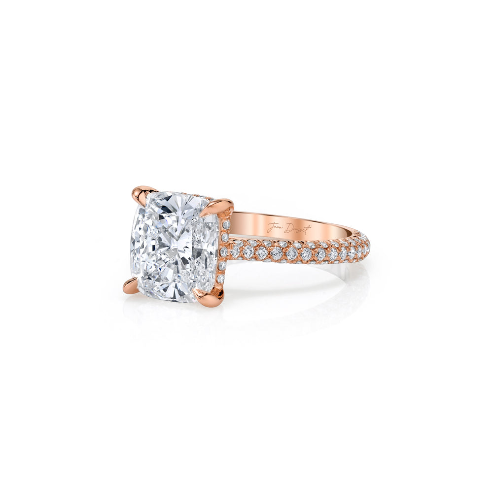 Chelsea Cushion Solitaire Lab Diamond Engagement Ring image 2