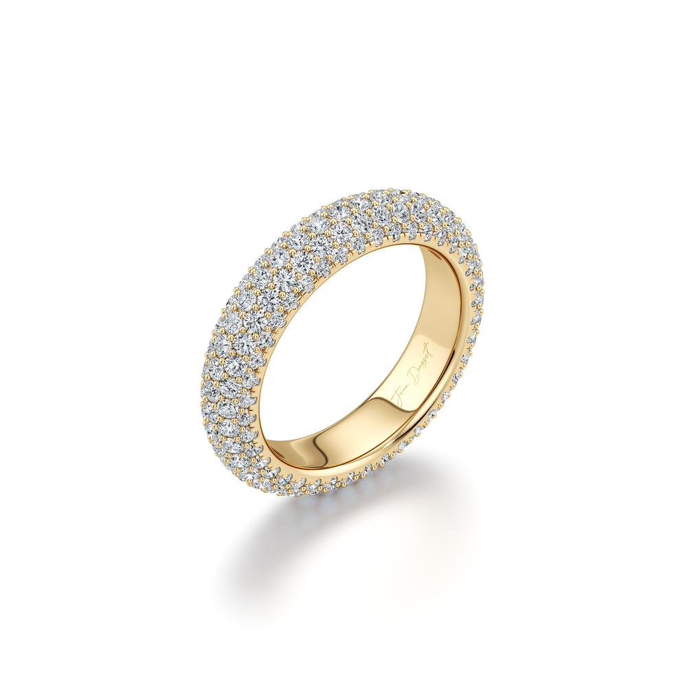 Chelsea Lab Diamond Eternity Band image 3