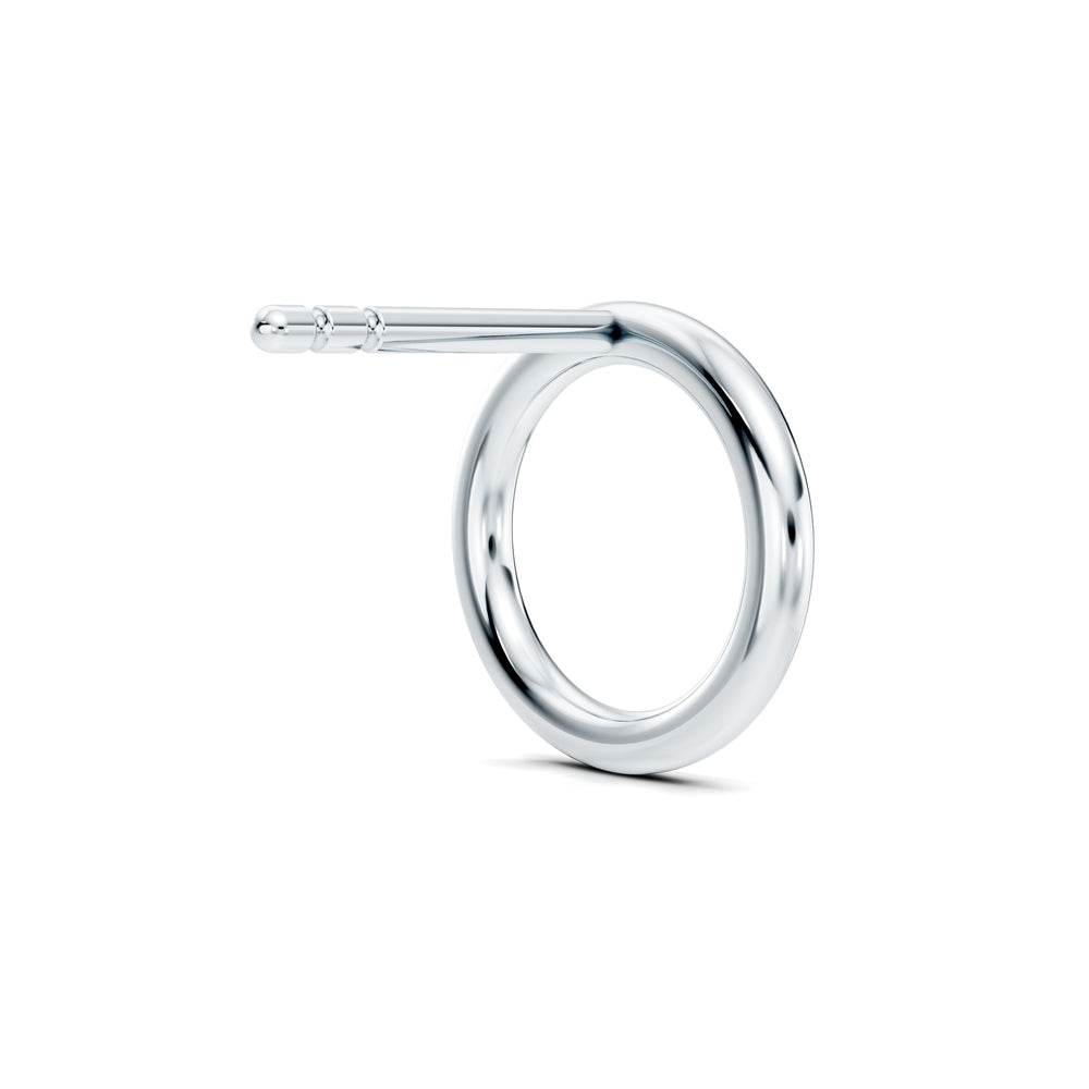 Audrey Front Hoop High Polish Earrings image 3