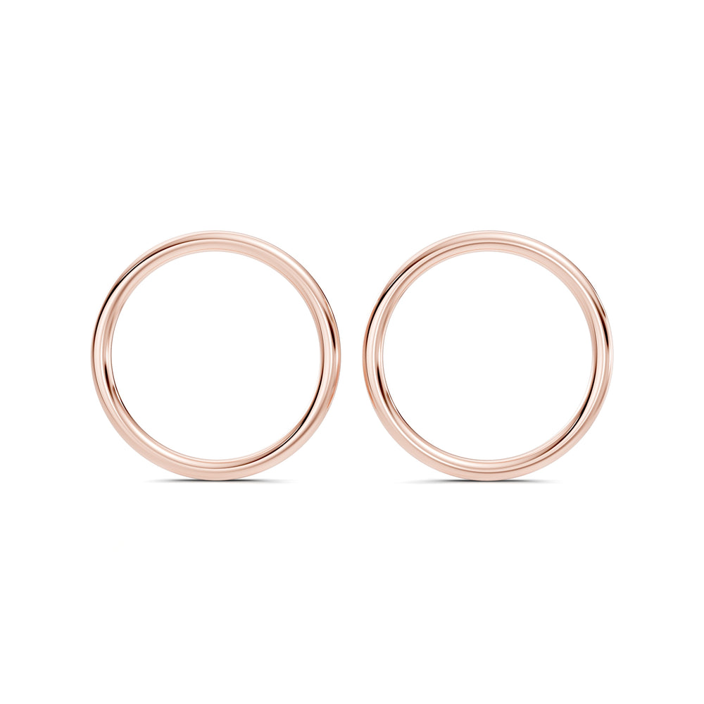 Audrey Front Hoop High Polish Earrings image 41