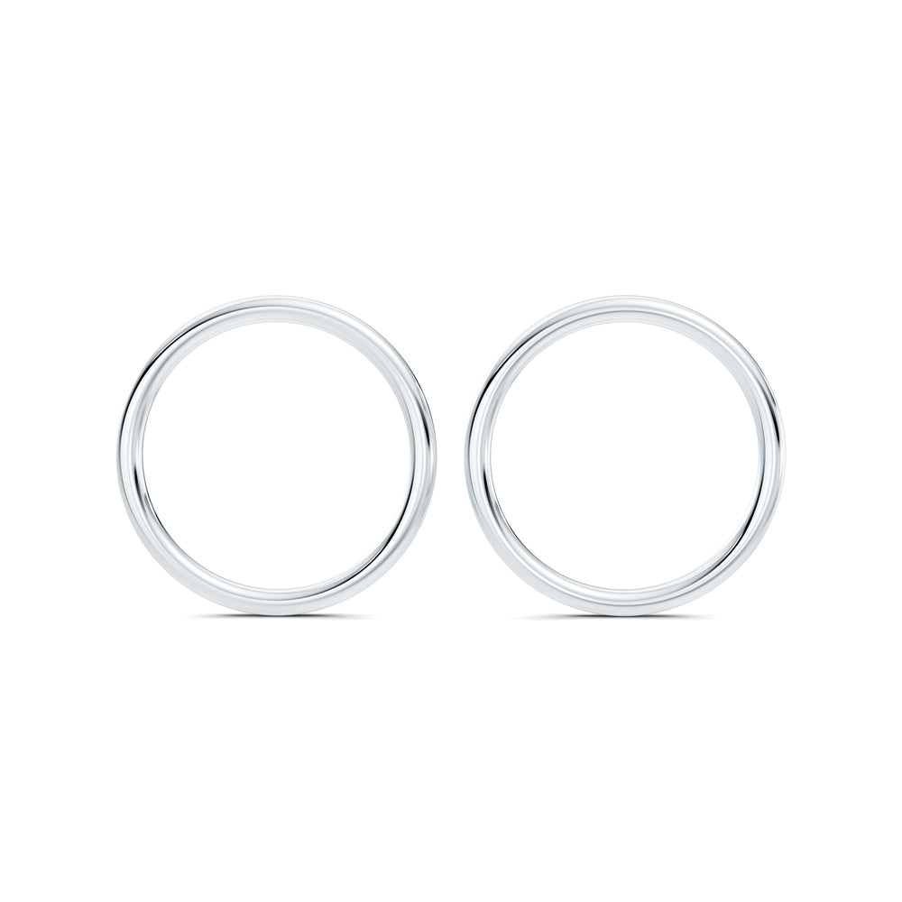 Audrey Front Hoop High Polish Earrings image 33
