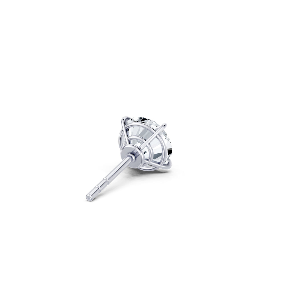 Claire Lab Diamond Round Brilliant Solitaire Studs image 36