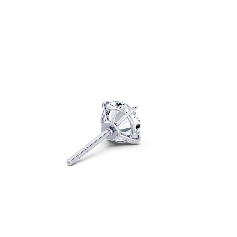 Claire Lab Diamond Round Brilliant Solitaire Studs image 24