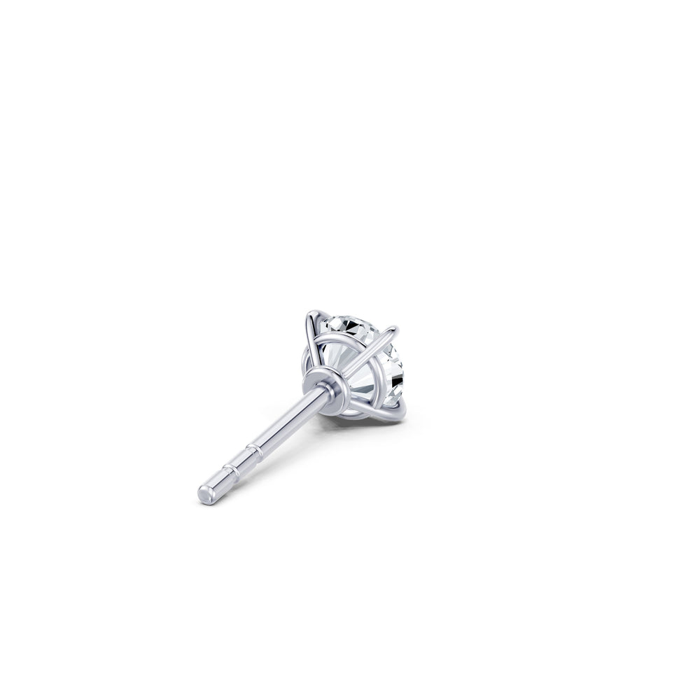 Claire Lab Diamond Round Brilliant Solitaire Studs image 12