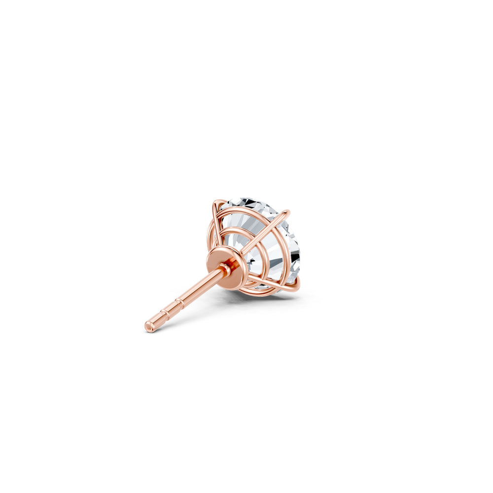 Claire Lab Diamond Round Brilliant Solitaire Studs image 45