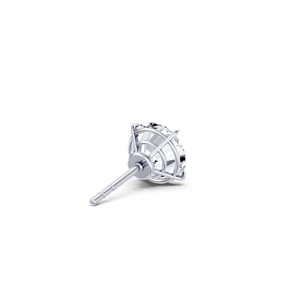 Claire Lab Diamond Round Brilliant Solitaire Studs image 48