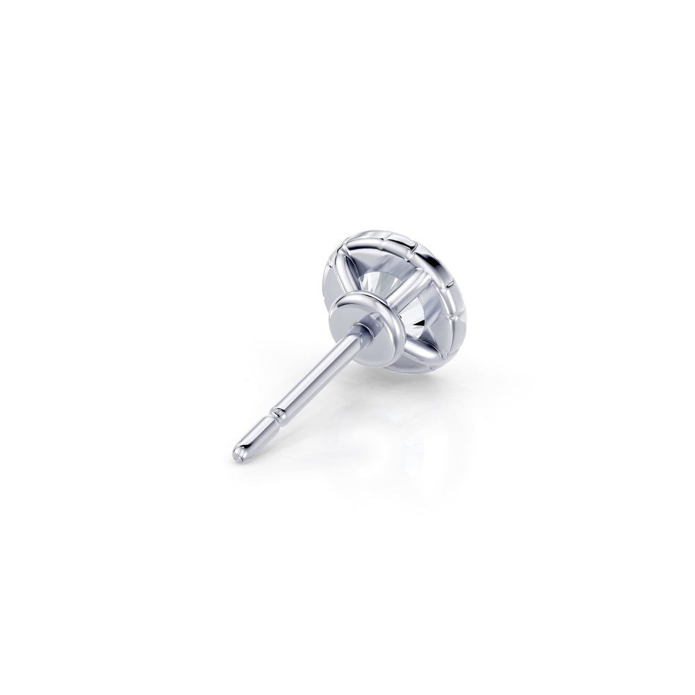 Soho Bezel Essential Lab Diamond Round Brilliant Studs image 3