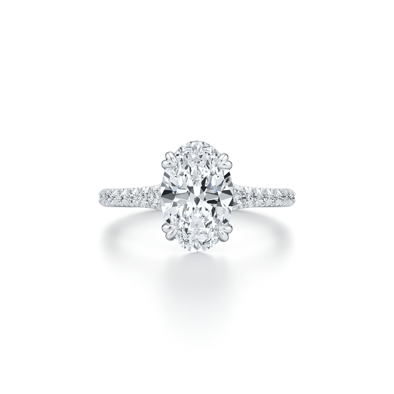Elle Solitaire Lab Diamond Engagement Ring image 1