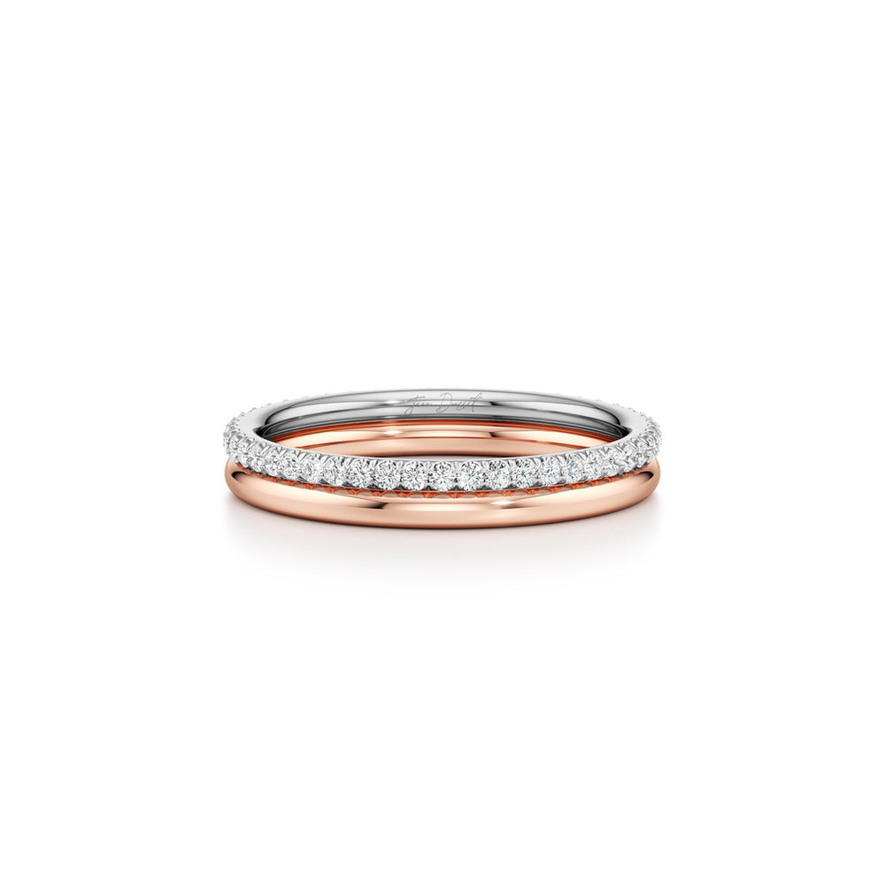 Elle Double Lab Diamond Band image 12